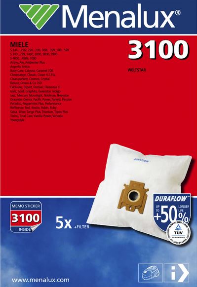 Tolmukott Menalux 3001 Miele